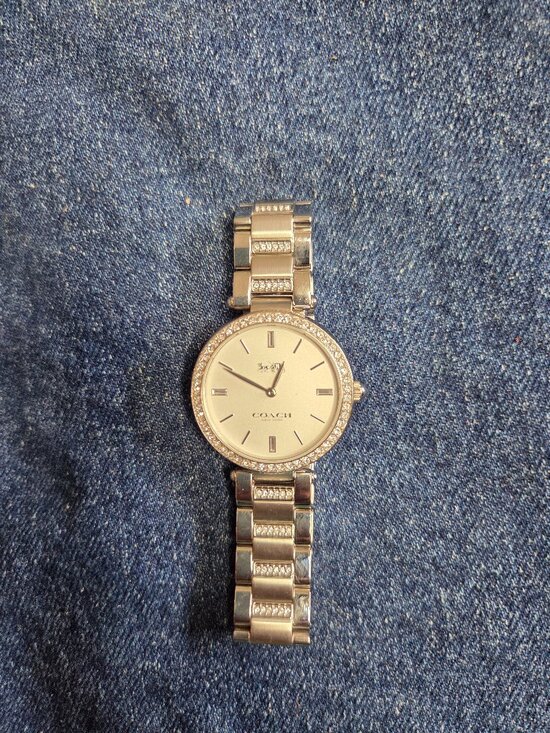 Women\'s - Coach Park Silver Bracelet Watch - Quartz with New Battery main image 5